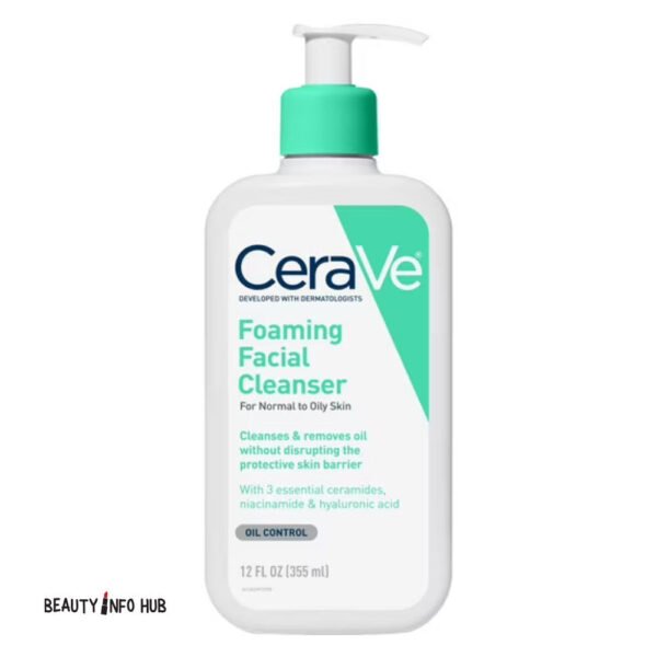 CeraVe Foaming Facial Cleanser for Normal to Oily Skin 355ml (12oz)