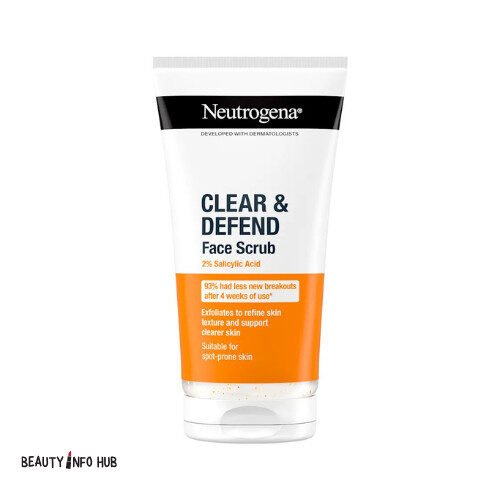 NEUTROGENA CLEAR & DEFEND FACIAL SCRUB 150ML