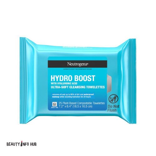 Neutrogena Hydro Boost Cleanser Facial Wipes 25PCS